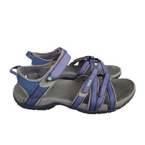 Teva Tirra Sandals Blue Womens 10 Slingback Strappy Sport Hiking Water Shoes